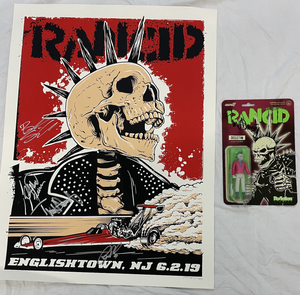 【レア】Rancid ポスター Autographed RANCID Album, Framed With Autographed RANCID